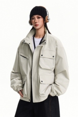 美式新款秋冬多口袋户外机能休闲棉衣外套A436-W990-P95138，男装棉衣，电商A436