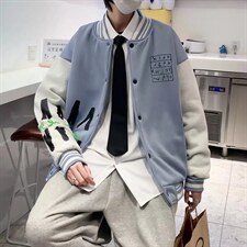 潮流夹克潮男春季棒球服J6333P57图片