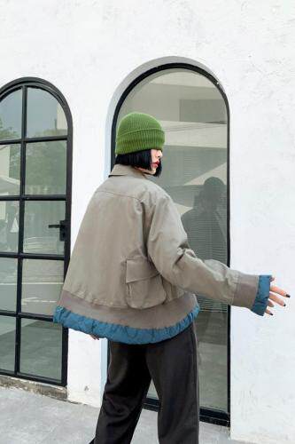 冬季新款韩版时尚百搭休闲羽绒服，女装羽绒服，TS