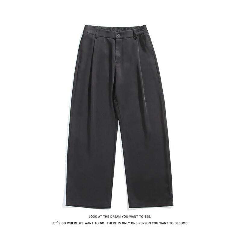 休闲三丝斜西裤裤子宽松大码男垂感直筒裤K8555-P35【特价】,男装西裤,电商A007