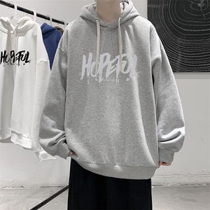 连帽卫衣男大码胖子帽衫大号运动服WY2425-P35图片