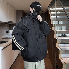 抖音得物二开可供视频拼接织带三防加厚羽绒棉衣外套棉服LL6667，男装棉衣，电商A486