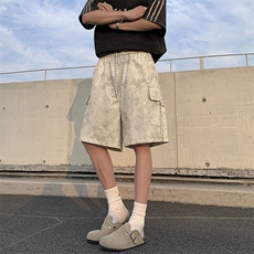 夏季新款直筒休闲工装短裤户外运动五分裤男运动短裤，男装牛仔裤，星座1206（原A206）