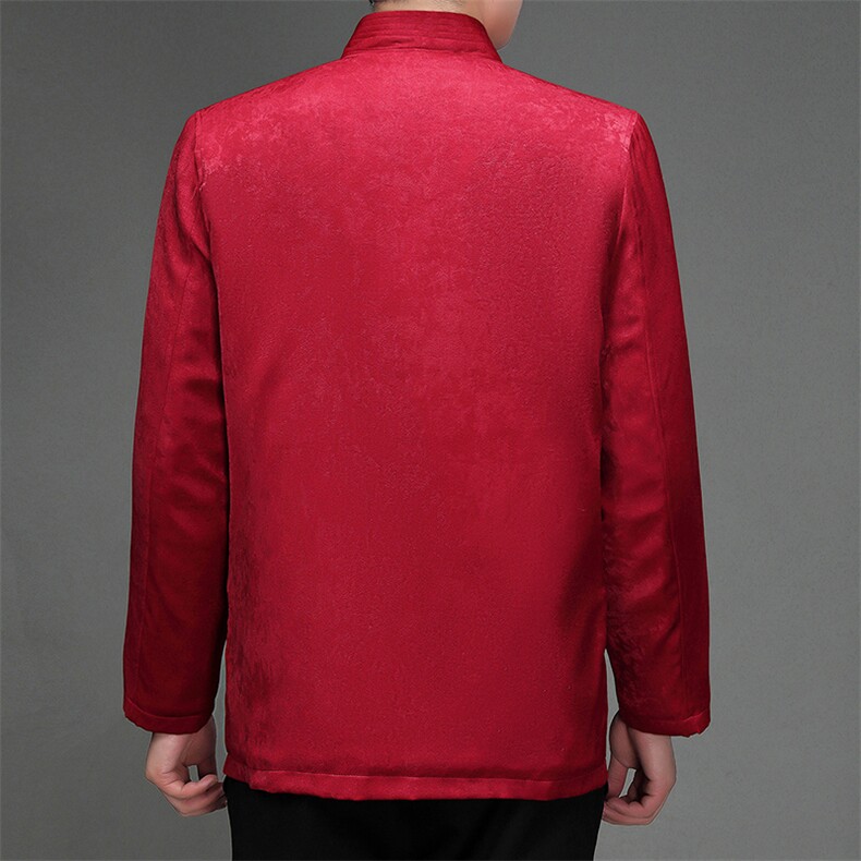 风秋冬季中老年加棉唐装喜庆庆祝节日盘扣男棉衣HL2211-P125,男装棉衣,星座1105-3