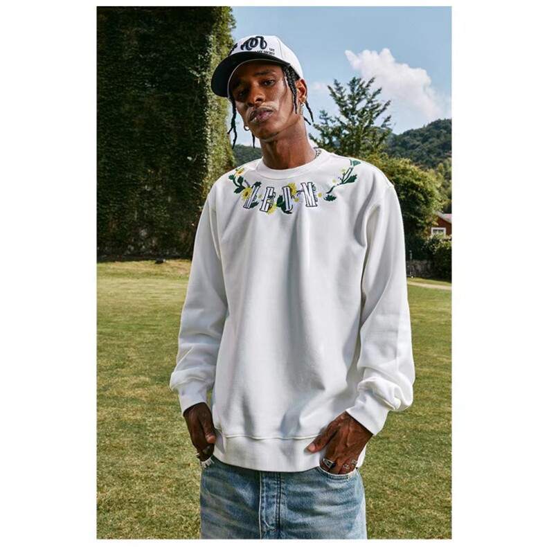 5478-P43原版做工刺绣款螺口圆领休闲长袖T恤，女装T恤，星座617A-2