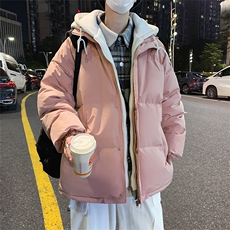假两件棉服外套男连帽加厚棉衣2199-1特P90，男装棉衣，电商A309