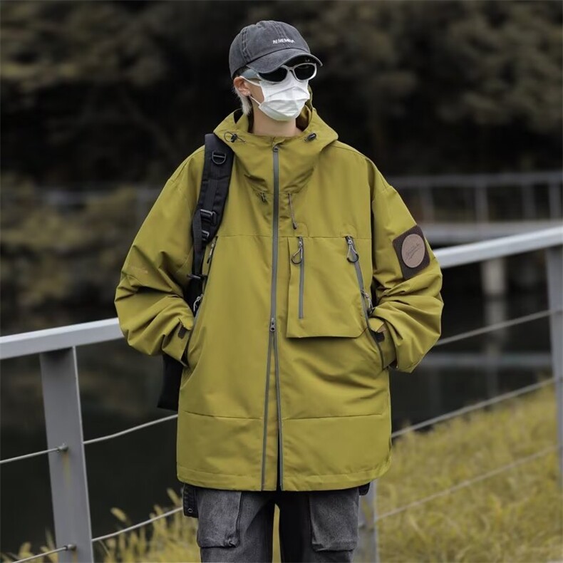 美式机能户外三防软壳冲锋衣外套男 HY126 P68图片