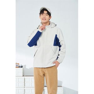 秋冬季保暖冲锋衣连帽外套男女款防风三合一户外服SZ8703-P140图片