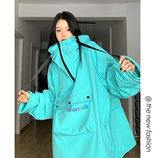 冬季连帽套头中性滑雪衣保暖加绒加厚防水情侣款棉衣外套M25-P175，男装棉衣，电商A001-1