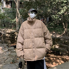 电商DSA028-KBMYC冬季新款麂皮绒立领棉衣男，男装棉衣，电商A028