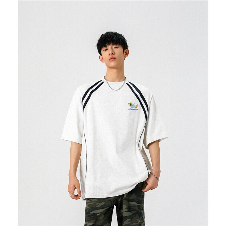 1腊肠狗刺绣凉感速干美式潮牌大码M-5XL短袖T恤DX78019P35控58，男装T恤，星座226-2