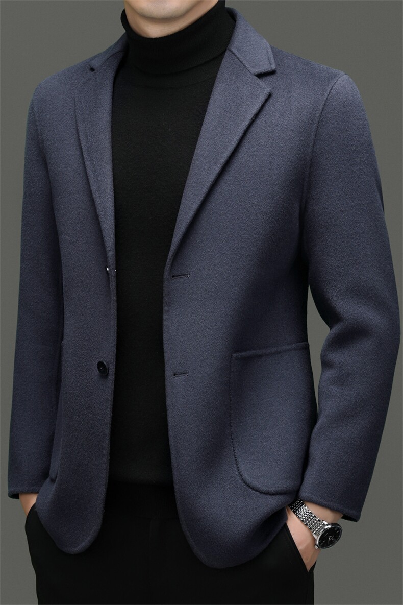 M6801-78钱塘2020-3商务休闲冬季厚款百搭中年男士西服外套P270,男装西服,钱塘207-3