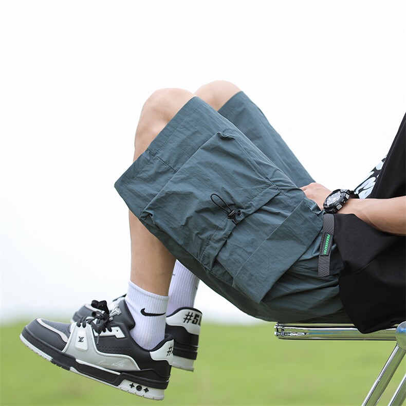 休闲短裤男韩版潮流多口袋个性帅2023夏季新款ins五分裤K4223-P34,男装休闲裤,星座412-3