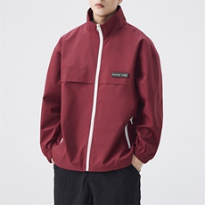 秋季宽松夹克男立领上衣外套DSA157B-JK7862-P58，男装夹克，电商A157B