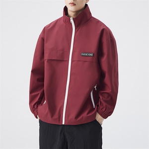 秋季宽松夹克男立领上衣外套DSA157B-JK7862-P58图片