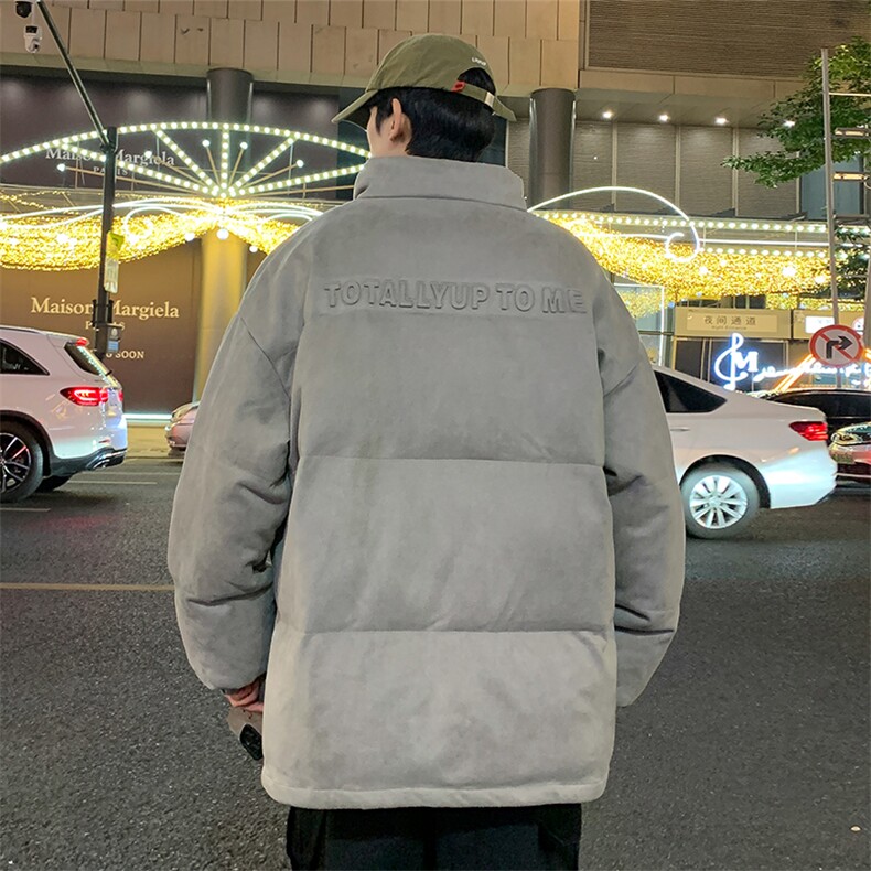 高级感clenafit立领棉服男冬季美式复古脏脏宽松潮流帅气棉衣外套,男装棉衣,电商A022