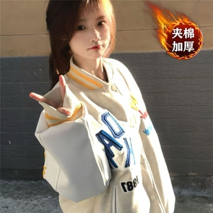 1506/QF9210/P70美式复古潮字母刺绣棒球服图片