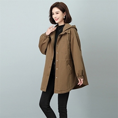 2023款加棉加厚款棉服宽松大码保暖842款，女装棉衣/棉服，秋牧寒烟