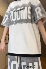 量大优供视频菠萝格套装短袖t恤男大码M-5XTX22-特P25，男装T恤，电商B325