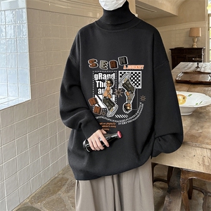 控68高领毛衣男士大码内搭毛线衣男 GM45282-P45加绒款-P65图片