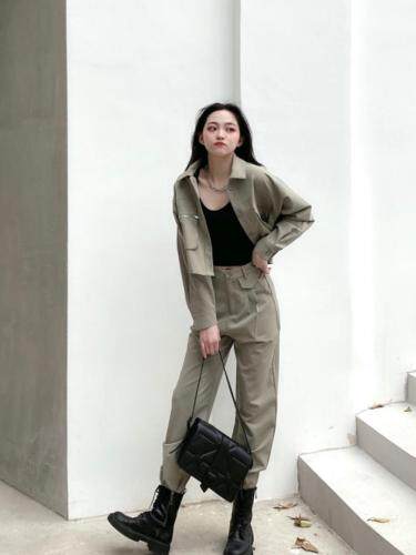 女神工装套装时尚潮流，女装职业装，G&F港孚