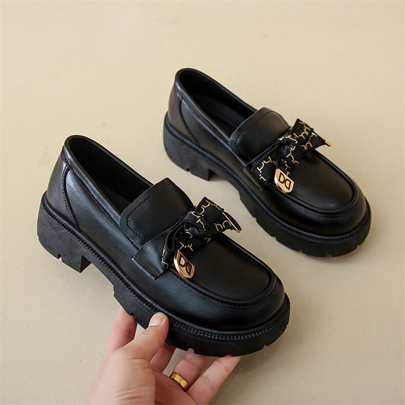 一脚蹬女鞋乐福鞋女春季季新款女英伦风小皮鞋,女鞋小皮鞋,电商A223