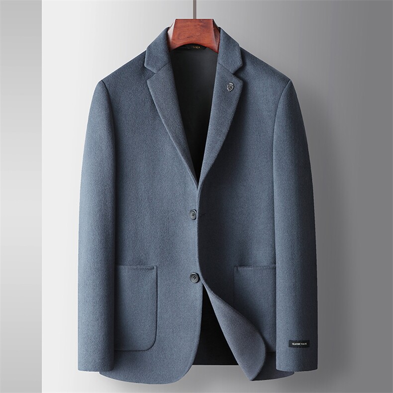 2023年新款男士毛呢上衣(70%羊毛）P335，男装毛呢大衣，电商D223-1