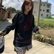美式高街解构工艺速干长袖T恤衫男女款防晒上衣户外运动骑行服潮，男装防晒衣，电商A486