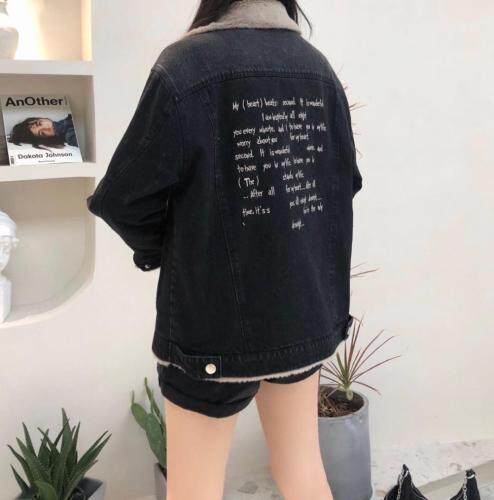冬季加绒牛仔外套，女装，衣生缘