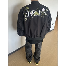 美式复古街头花卉印花夹克男女设计感百搭宽松外套潮JKA85-P67，男装夹克，星座208-5