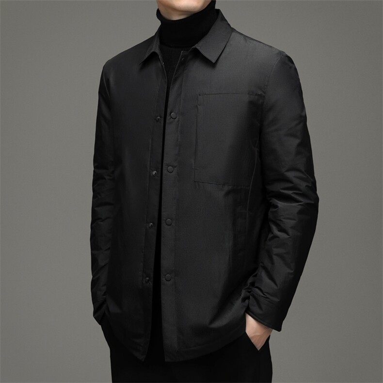 冬季男士商务休闲羽绒服加厚保暖外套中年男装宽松免烫YY922-P275,男装羽绒服,星座1105-3