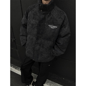 档口图  高级感皮棉服宽松立领棉袄棉衣M520-P100图片