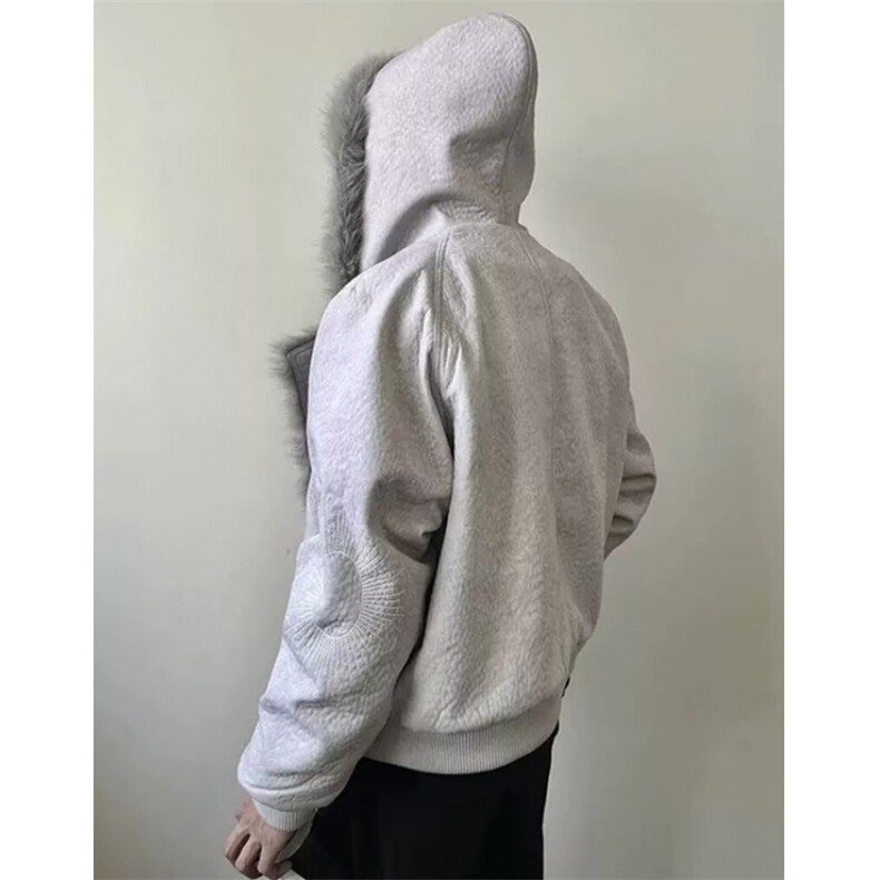 高街座山雕棉服男款冬季加厚连帽毛领外套痞帅夹克棉衣MHT277,男装夹克,星座1116A（原606A-3）