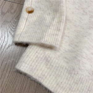 重磅秋冬男女北极绒开衫毛衣美式复古休闲慵懒风单排扣针织衫外套图片
