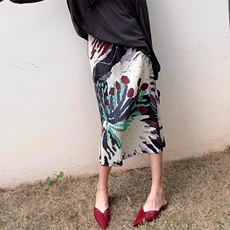 三宅风半身长裙褶皱2025新款今年流行中长款半身裙百褶裙，女装半身裙，灵动羽绒服工厂