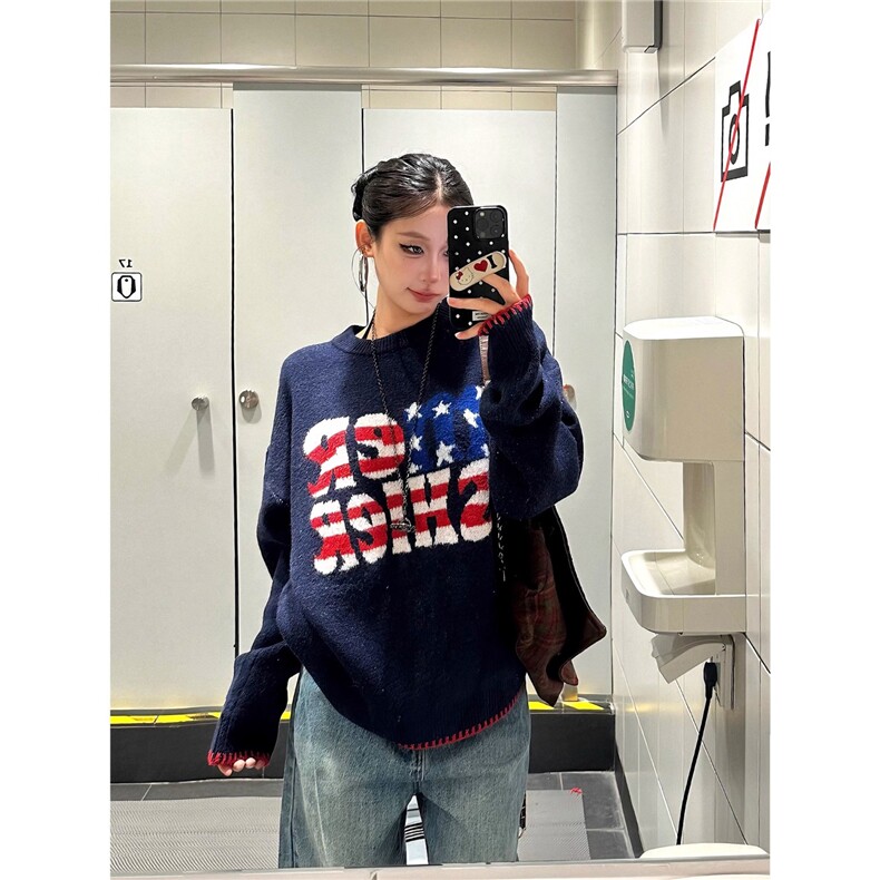潮流文艺新款时尚日系ins流行高质量百花绒水洗毛衣气质MYF2504，男装针织衫/毛衣，星座516A