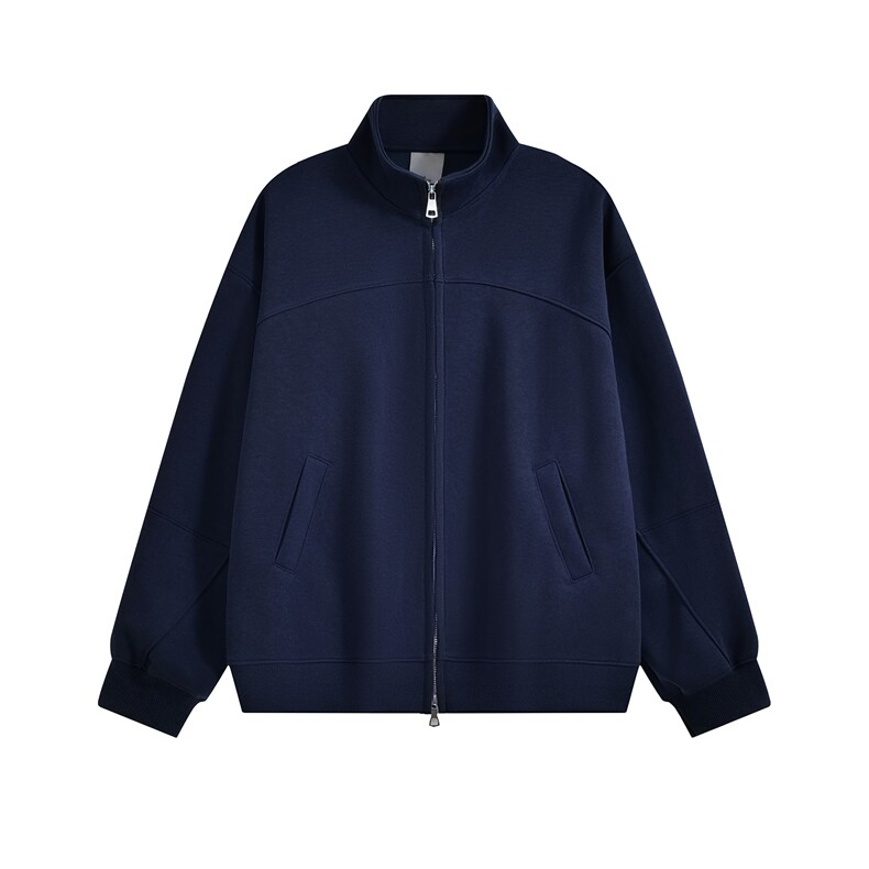 ！秋季重磅380克全棉得物品质立领开衫卫衣外套AH923-P42，女装短外套，四季星座610B