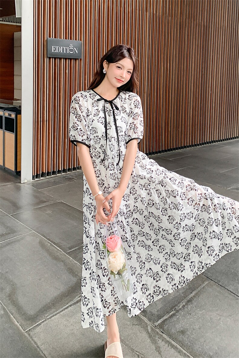新款，碎花连衣裙B081-4718-P125-K188,女装连衣裙,浙宝276（原081）