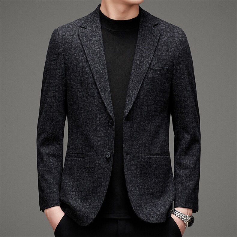 D1593男式2023春季新款便西男韩版西装外套商务休闲西服男装P190，男装西服，电商B360
