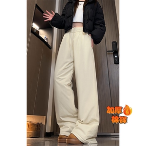 冬季新款直筒防寒保暖棉裤男加厚大码女裤K24156J加棉特P40控78图片