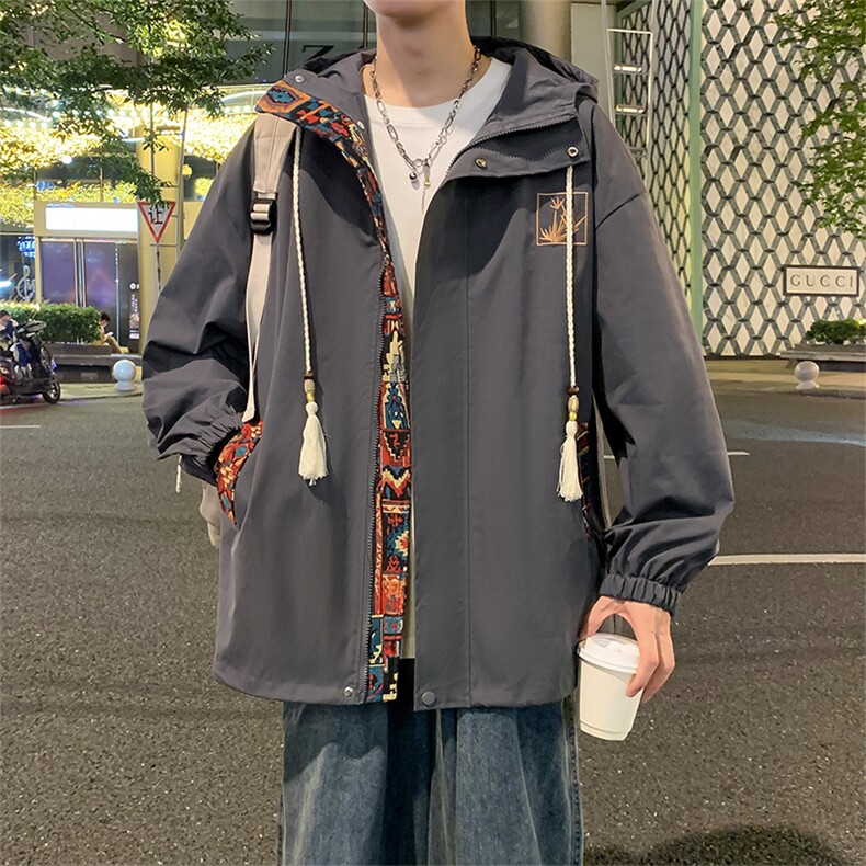 2025潮风外套男女同款新款美式夹克XZ102B-1-JK2612P85图片