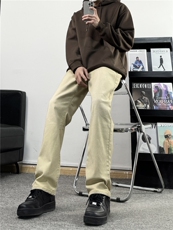 cleanfit弹力纯色修身直筒牛仔裤修身窄版直筒裤显瘦加绒65，男装牛仔裤，星座310A-4