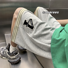 2023美式运动刺绣篮球裤宽松五分裤短裤男313A-1-KK284-P45控58，男装休闲裤，星座808A-1