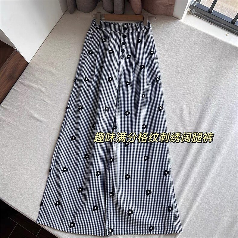 原版做工花朵刺绣男女休闲裤ZK0387-特批50,男装休闲裤,星座313A(原308A-2)
