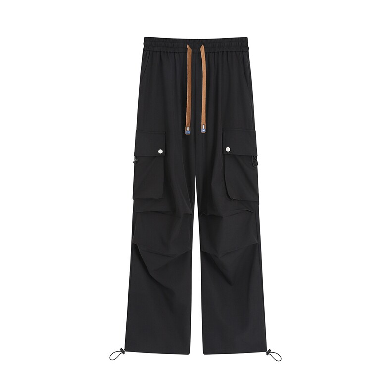 工装口袋褶皱冰丝休闲裤K101平铺92%聚酯纤维8%氨纶(S-2XL)TP28,男装休闲裤,电商A088