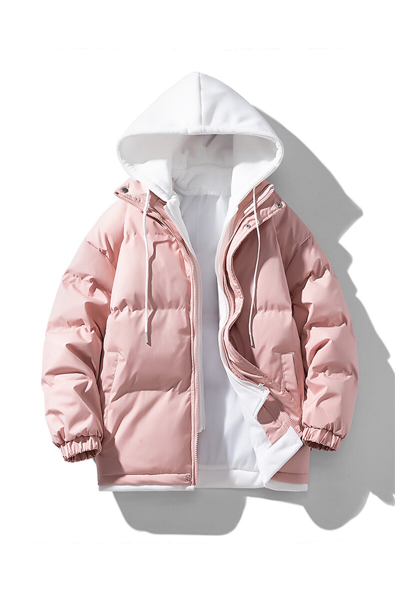 冬季新款加厚款假两件棉衣情侣棉服潮XZ102A-4-22091-P95,男装棉衣,星座211-2