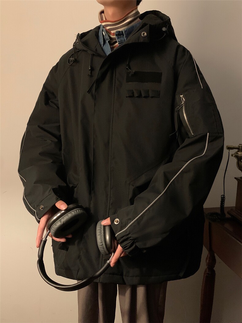 重磅冲锋衣棒球外套冬季街头潮宽松加厚棉服A334-M09-135控178,男装棉衣,电商B339(原A334）