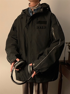 重磅冲锋衣棒球外套冬季街头潮宽松加厚棉服A334-M09-135 控178图片