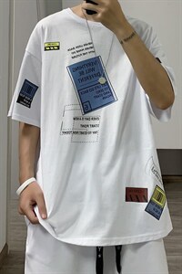 ！数据好！2023春夏潮牌短袖T恤男纯棉宽松半袖体恤T336P28图片