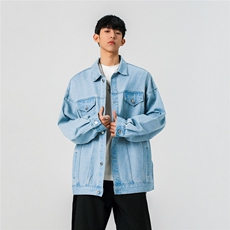 25款抖音品质牛仔夹克宽松韩版工装潮流水洗外套N999/P98148，男装夹克，星座202